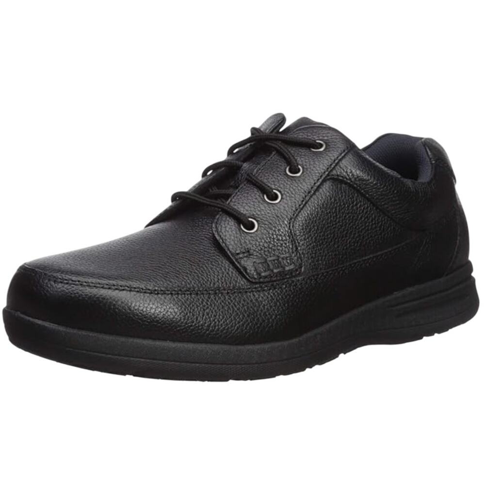 Nunn Bush Cam Oxford Casual Walking Shoe Black Tumbled Leather 13, NIB